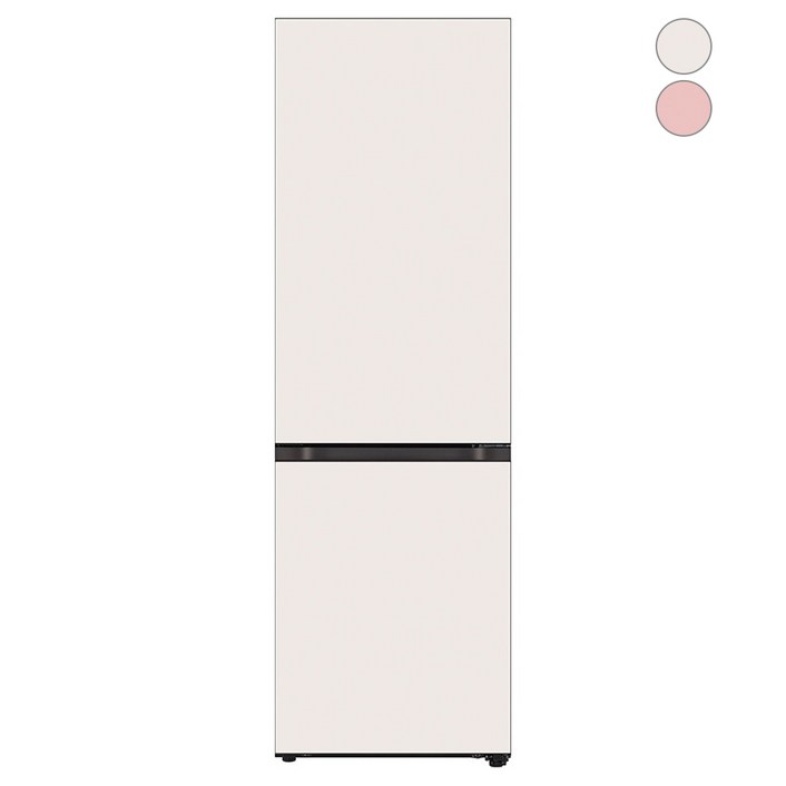 [색상선택형] LG 오브제컬렉션 모던엣지 냉장고 344L 방문설치, Q342GBB133S