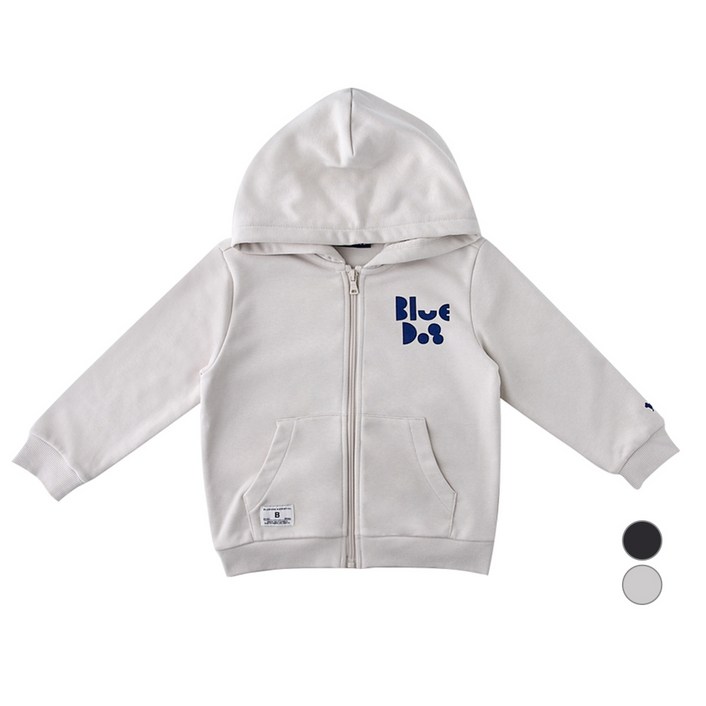 블루독 아동용 에센셜후드집업점퍼