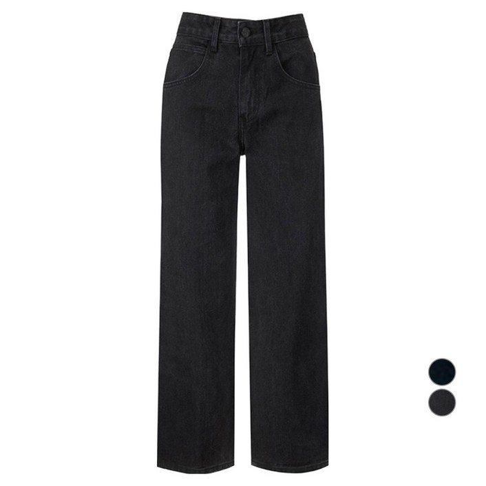 온앤온 여성용 스트레이트핏 데님 팬츠