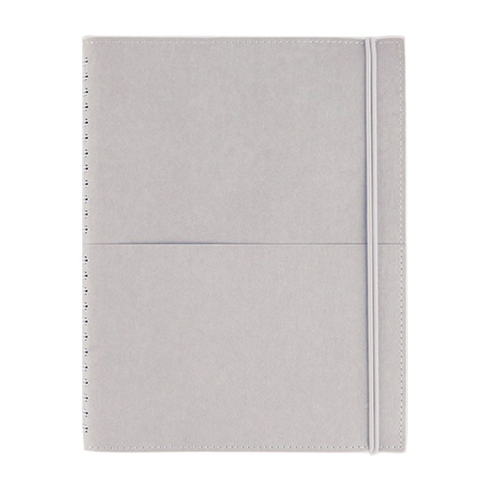 소소문구 스탠다드 만년형 하프 다이어리, 웜그레이, 1개