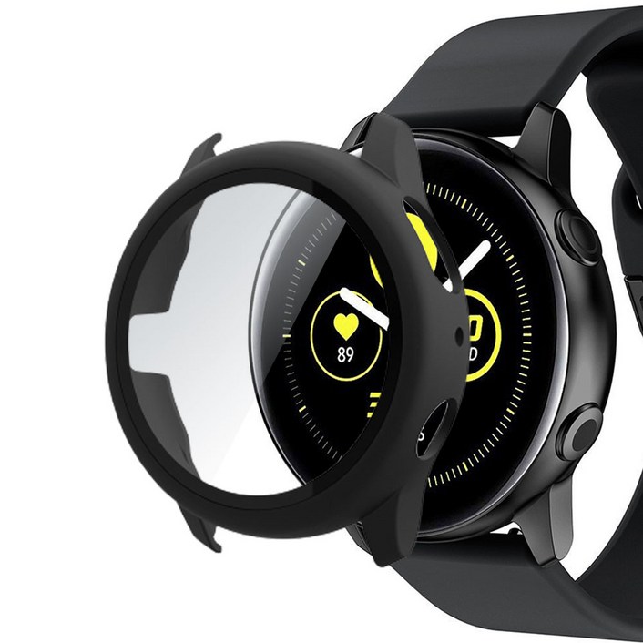 루아러블 갤럭시워치 액티브2 올인원 액정보호 강화유리 풀커버 케이스