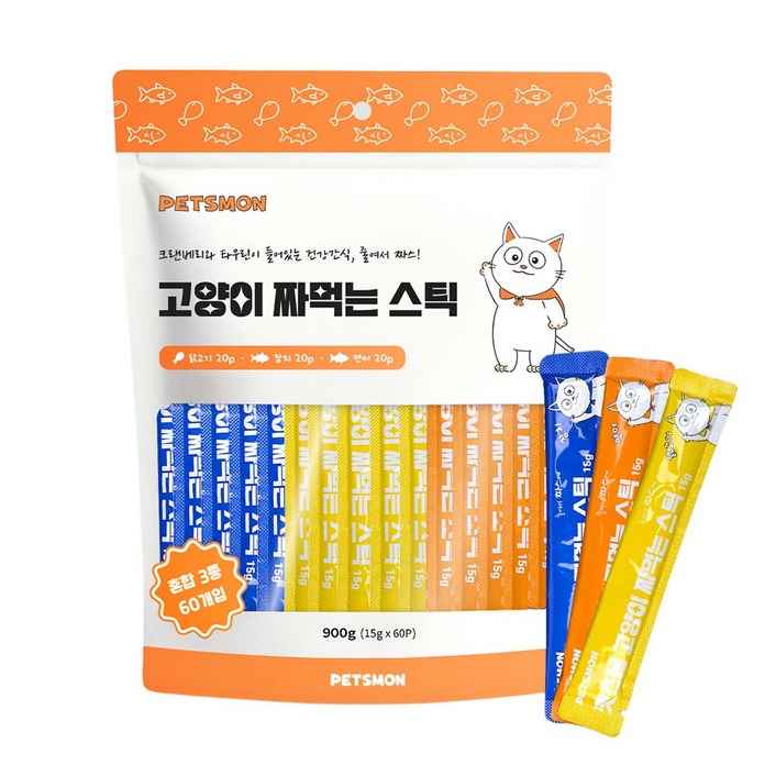 펫츠몬 고양이 짜먹는 스틱