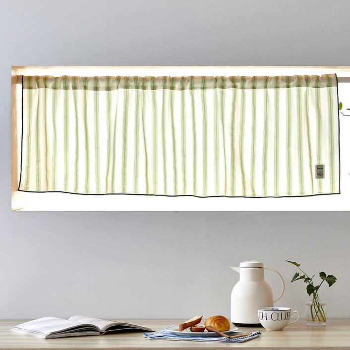 모던하우스 써니팝 면 봉집형 바란스커튼