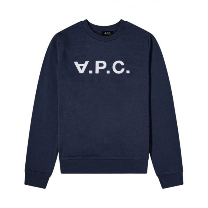 W 아페쎄 VPC 비바 스웨트셔츠 다크 네이비 A.P.C. Viva Sweatshirt Dark Navy