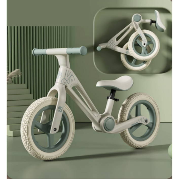 아투케 유아 모던 밸런스 자전거, 1개, 88cm, 민트