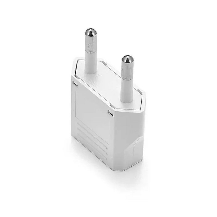 220V 한국 콘센트 변환 어댑터 (유럽형 > 한국형), 5개, 4.8mm 블랙
