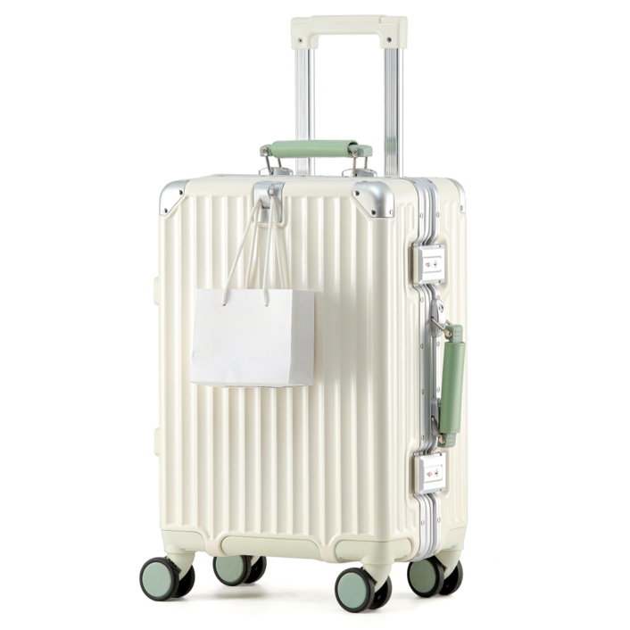 우위제 100%pc 캐리어 알루미늄 프레임 하드 폴리카보네이트 여행용 캐리어 TSA락 3년AS