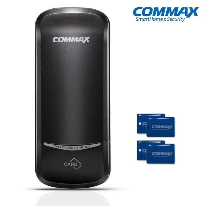 전국설치 코맥스 CDL215S 카드키4개번호키비밀번호4개가능 허수기능 에티켓기능 마스터번호카드 음량조절무음가능 내외부강제잠금 강력한내구성 현관문 디지털도어락, 코맥스 CDL215S 전국설치B지역, 방문설치