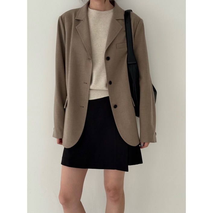 에이미그레이스 샌드 싱글 자켓