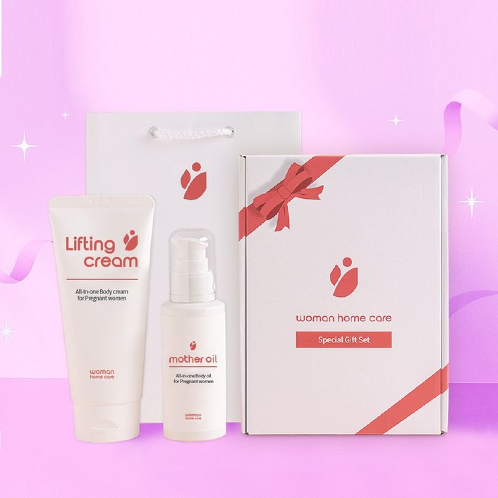 BEST 출산선물 우먼홈케어 리프팅 선물세트 리프팅크림200ml마더오일100ml, 1개, 200ml