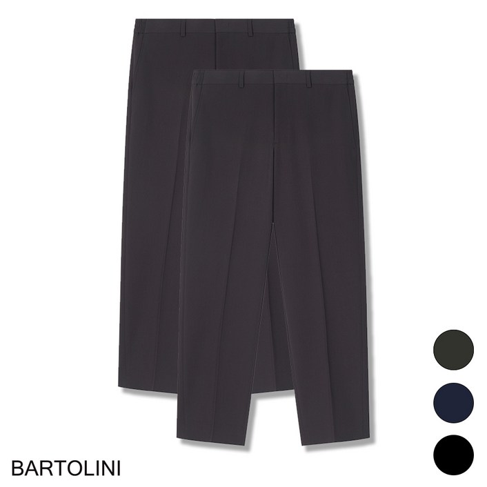 바톨리니 남성용 히든밴딩 일자핏 데일리 테이퍼드 슬랙스 M6XL