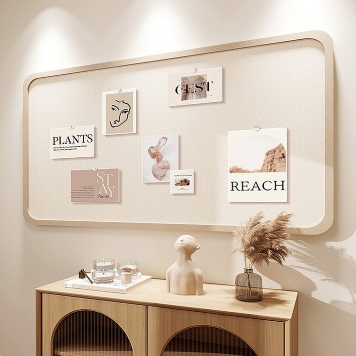 ErrifY 부착식 펠트보드 게시판 알림판 접착식