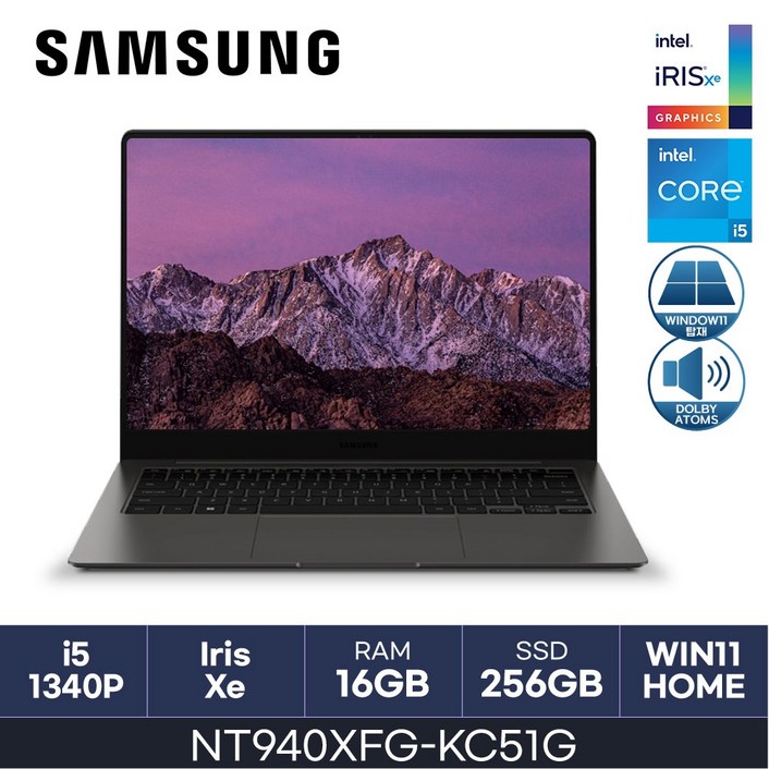 삼성전자 갤럭시북3 프로 NT940XFG-KC51G