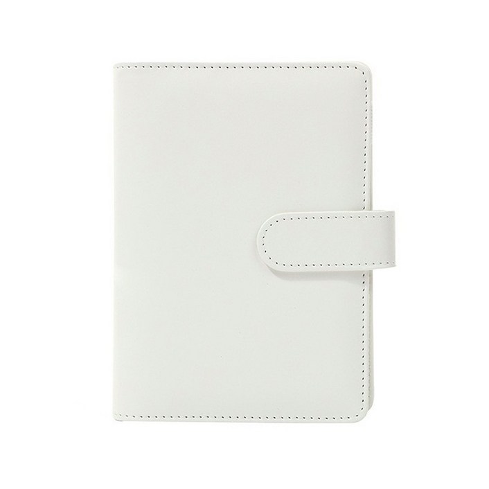 푸꾸푸꾸 마카롱 다이어리 6공 커버 A5, 화이트 (A5)