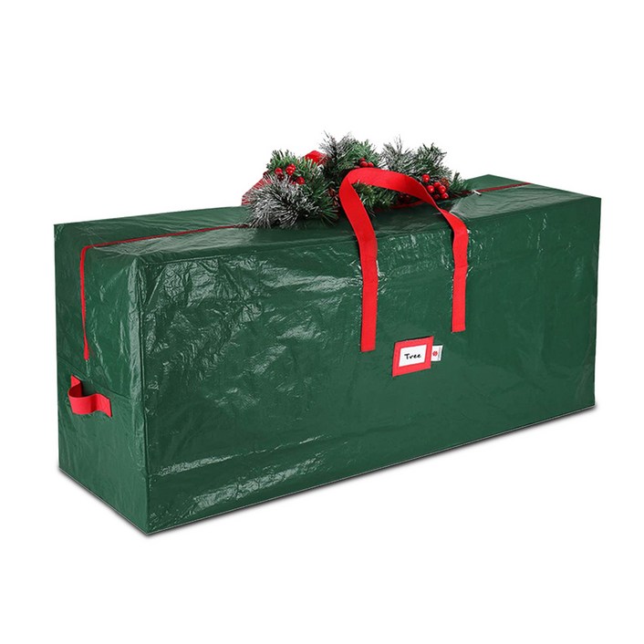 축제 크리스마스 트리 가방 홀더 보관 장식품 장식 주최자 방수 지퍼 장식 계절 홈 선물