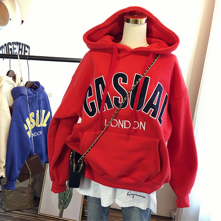 DODLXL 남녀공용 맨투맨 후드티 기모 겨울 티셔츠 오버핏 빅사이즈 롱 레터링 박스티