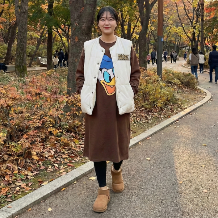 디즈니 홈웨어 원피스  미키 구피 미니특양면 디즈니정품