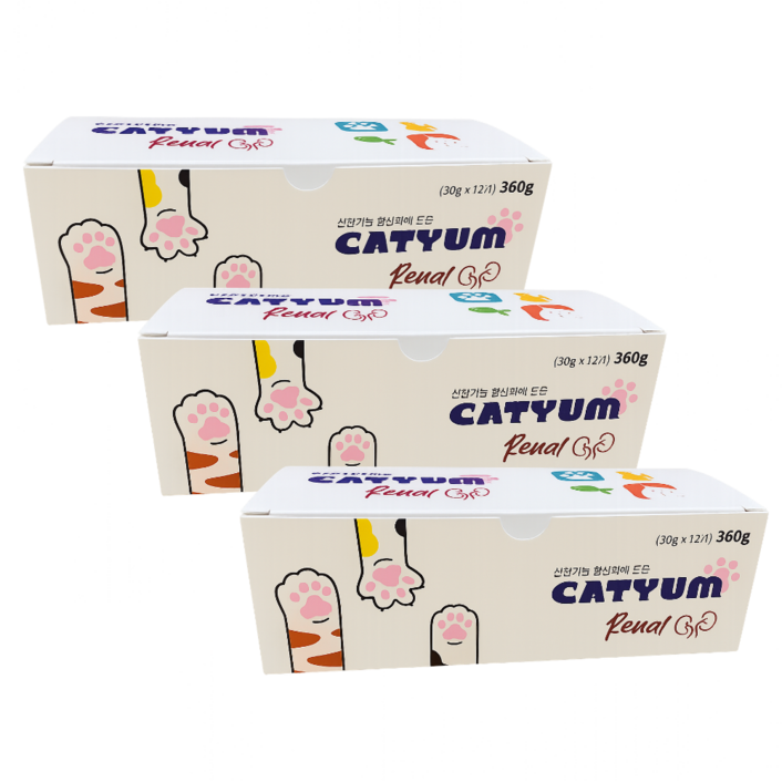 베러펫 레날 고양이습식 고양이캔 고양이습식사료, 30g, 36개, 흰살생선