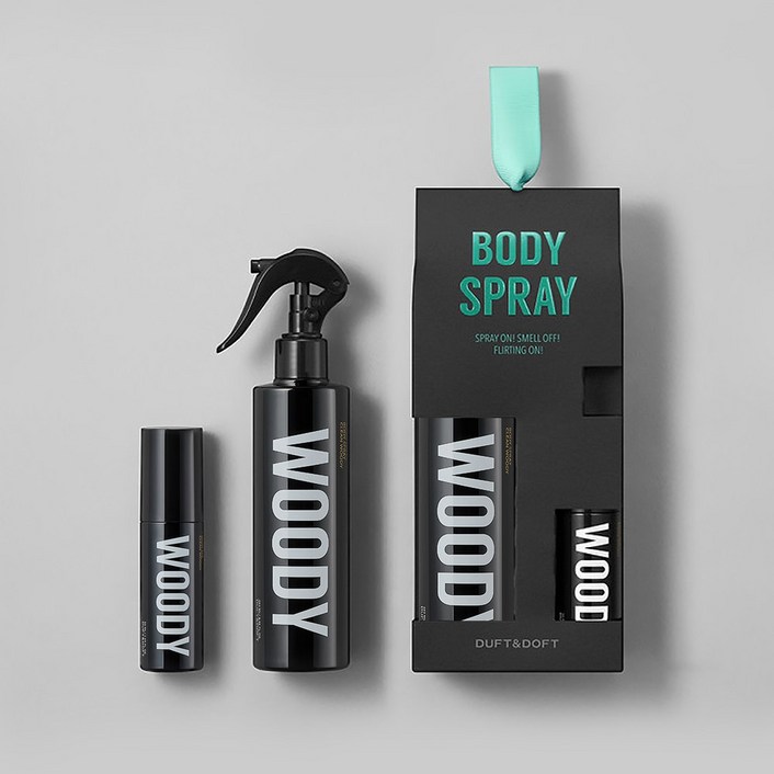더프트앤도프트 바디스프레이 세트 클린우디 250ml+50ml