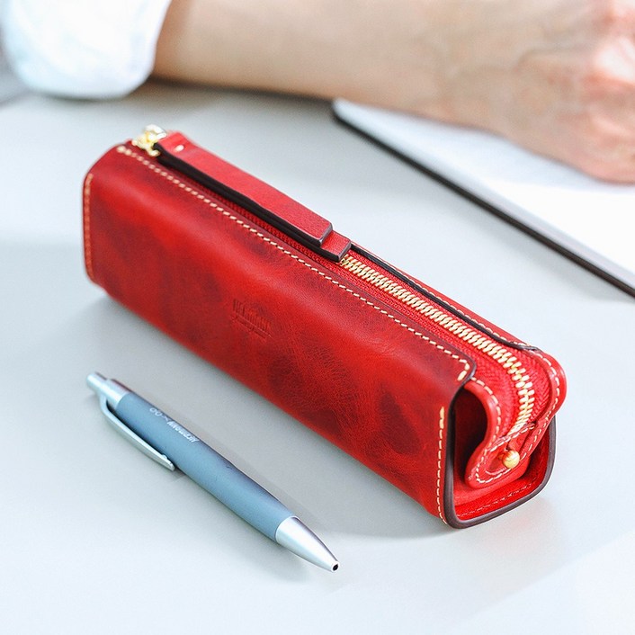 헤르만 바스토 핏 펜케이스  진심을 담아 멋지게 만들었습니다 가죽 필통 가죽 펜슬케이스