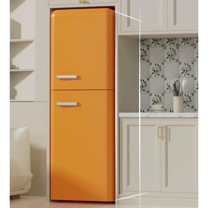 레트로 냉장고 2도어 소형 예쁜 미니 원룸 인테리어 1등급