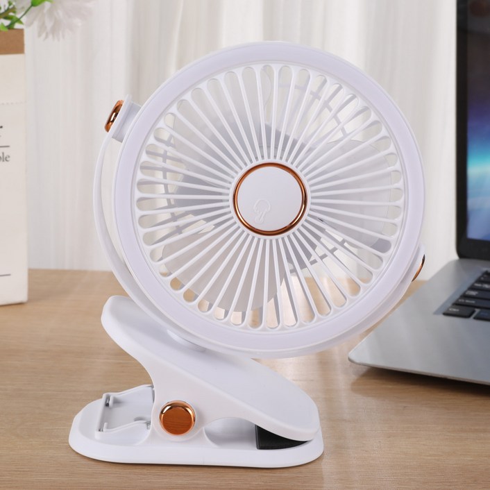 탐나지오 6인치 무드등 무선 집개형 탁상용 BLDC 저소음 아로마 클립선풍기