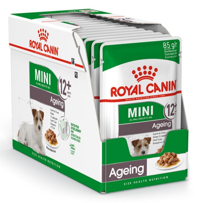 로얄캐닌 미니 에이징 파우치 85g 습식 사료