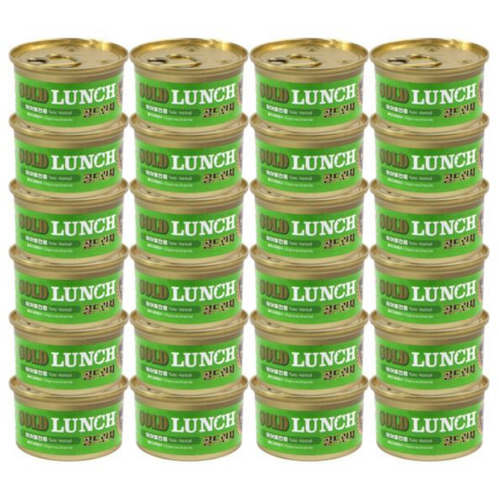 프리미엄 골드 런치캔 길고양이 습식사료, 80g, 24개, 헤어볼