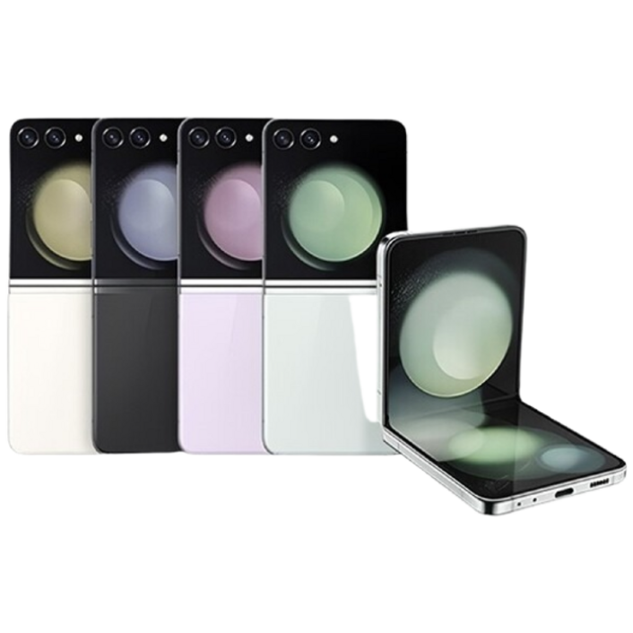 삼성 Ai 갤럭시Z 플립5 256GB 공기계 S급 (구성품: 단말기 + 유심핀 + 보호케이스 + 보호필름 / 12개월 무상보증) Re:think, 라벤더, 256GB