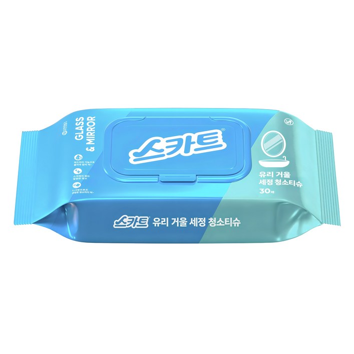 스카트 유리 거울 세정 청소티슈