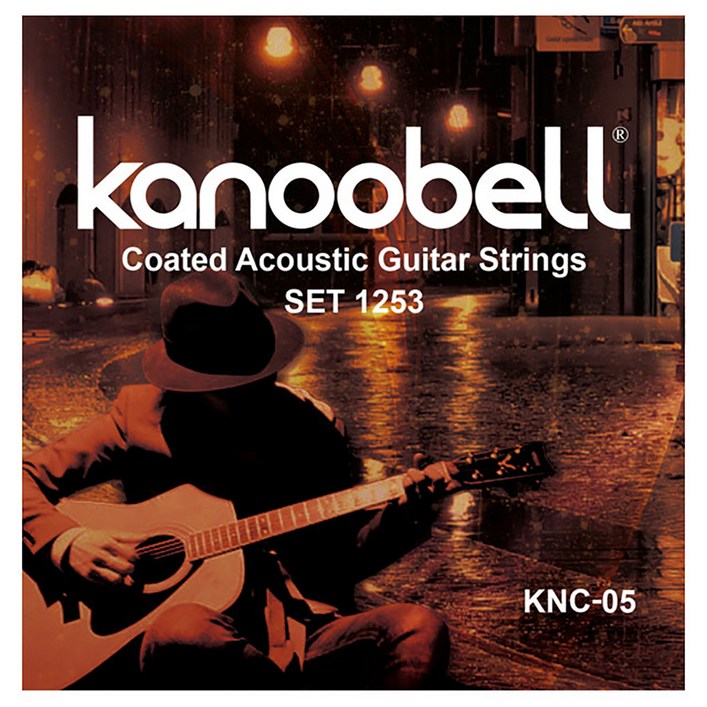 카누벨 코팅 어쿠스틱 스트링 통기타 줄 세트
