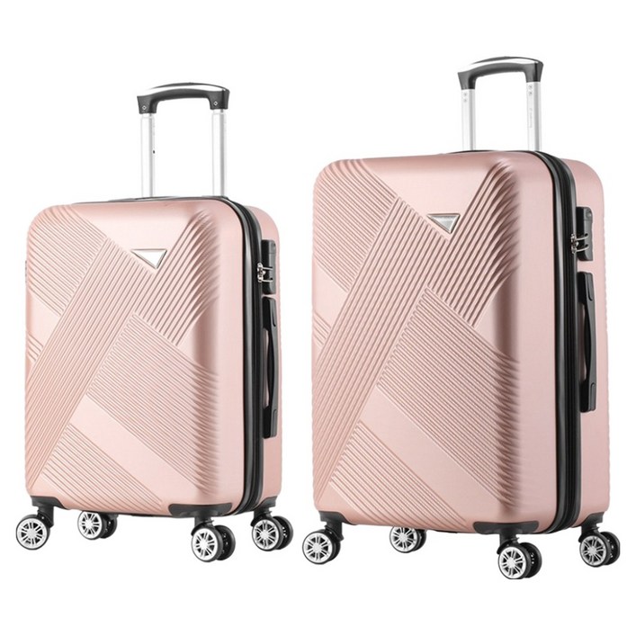 엔디어링 폰트 여행용 확장형 캐리어 16인치, 20인치, 24인치, 28인치