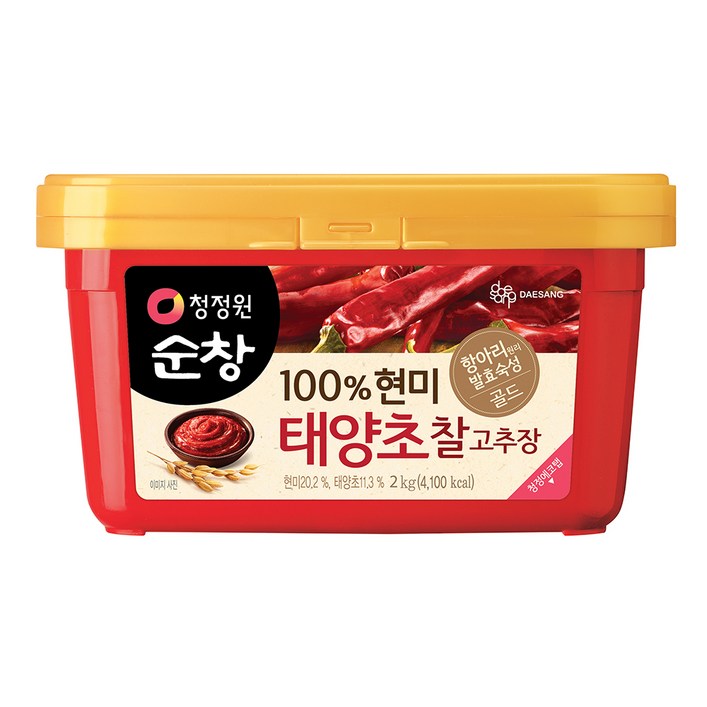 청정원순창 100% 현미 태양초 찰고추장