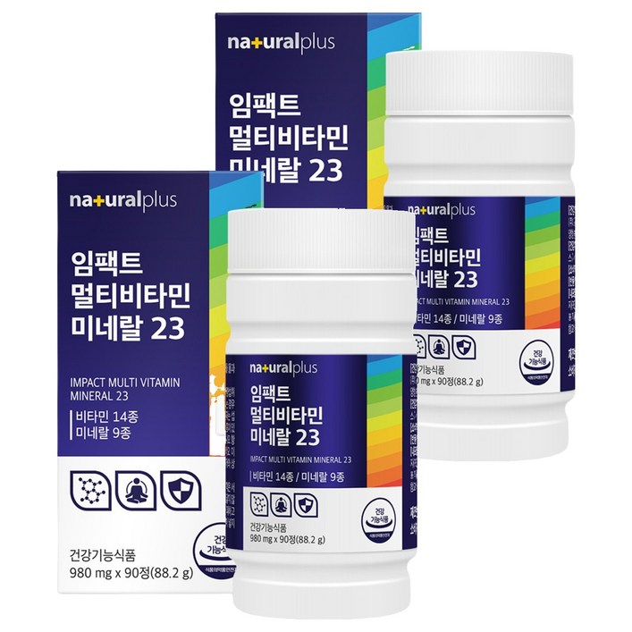 내츄럴플러스 임팩트 멀티비타민 미네랄 23