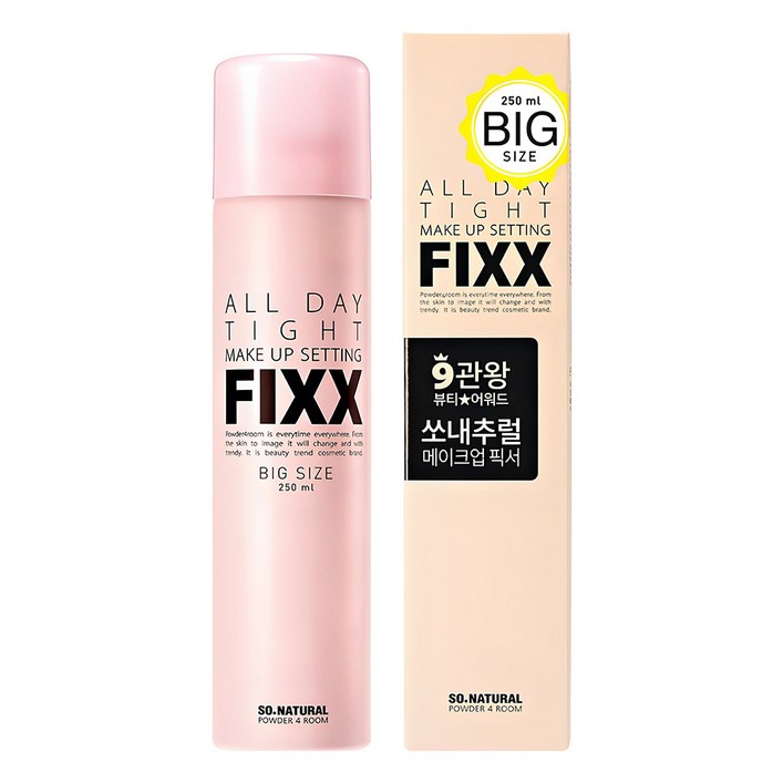 쏘내추럴 올 데이 타이트 메이크업 세팅 픽서, 250ml, 1개