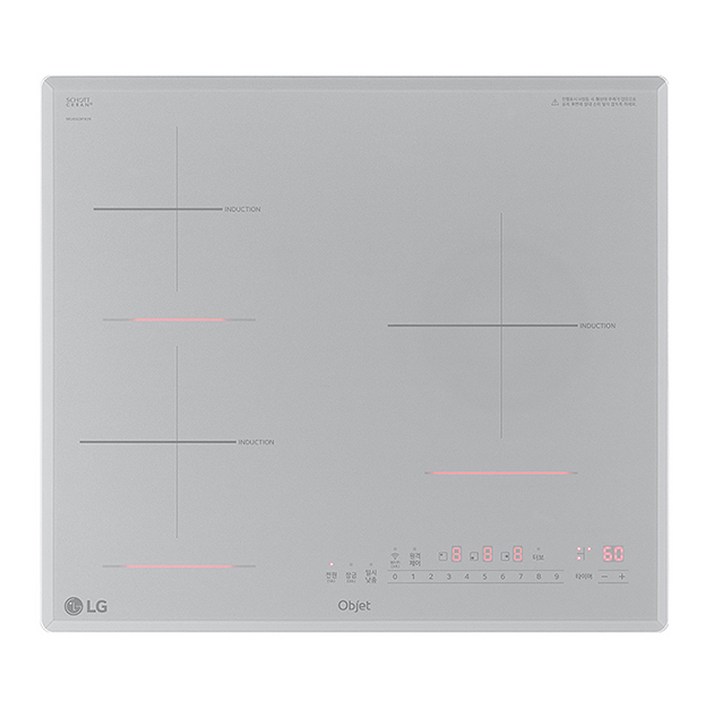 LG전자 디오스 오브제컬렉션 전기레인지 인덕션 3구, BEI3CSQT, 방문설치