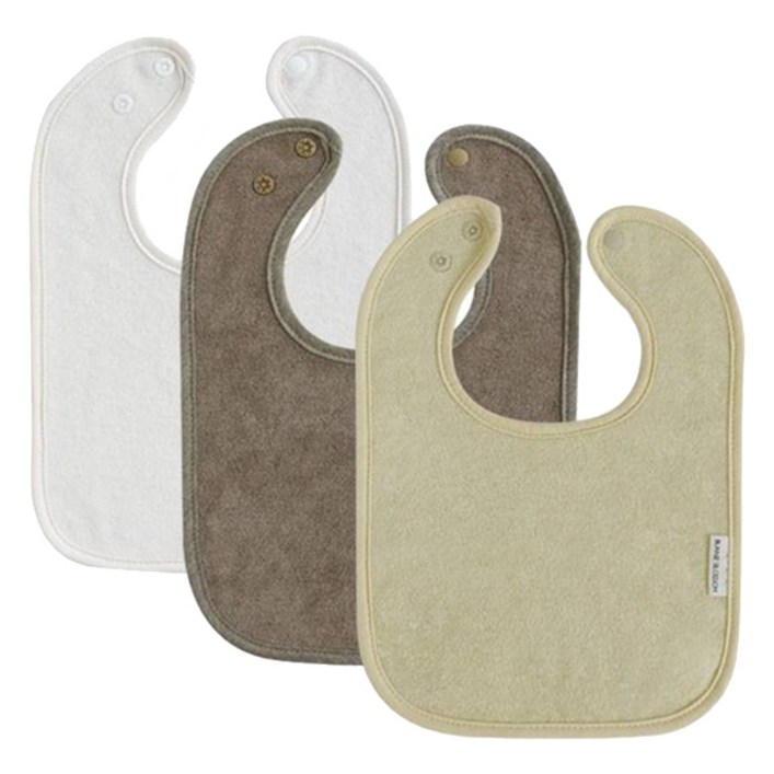 바니블라썸 테리 타올 빅라운드 턱받이 세트