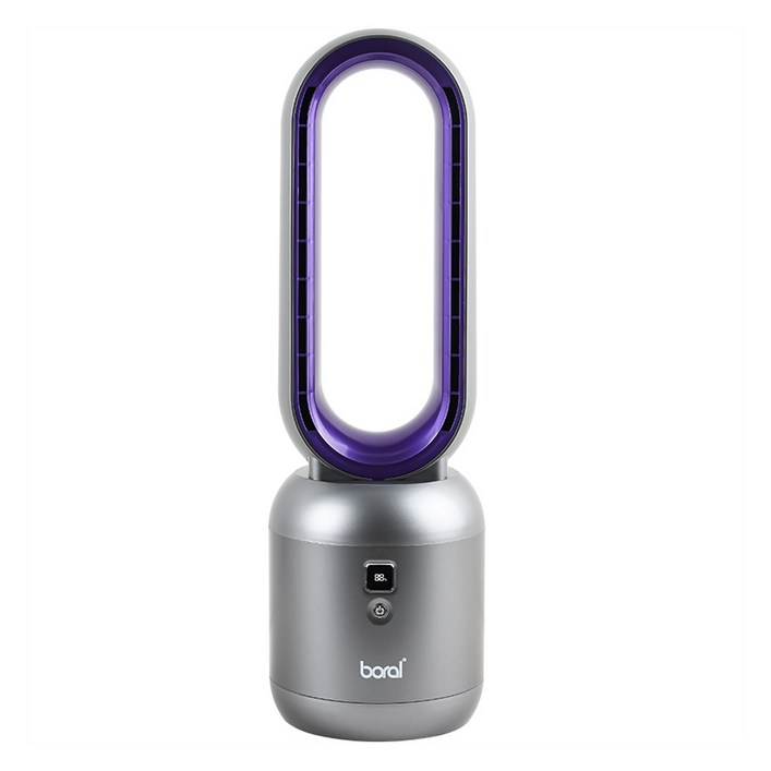 보랄 BLDC 무선 USB C타입 미니 6단 날개없는 저소음 선풍기 BRV145UF, BRV145UF퍼플