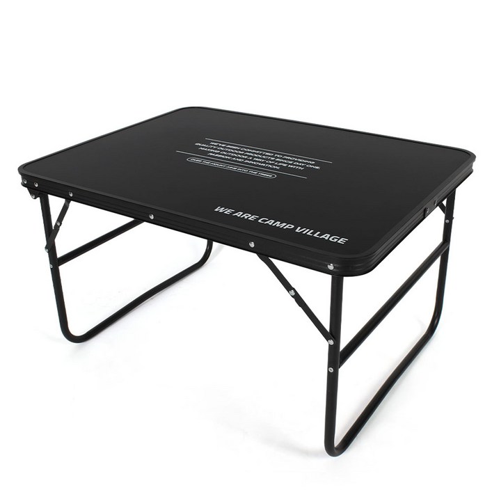 캠프빌리지 와일드 플랫 테이블, 블랙