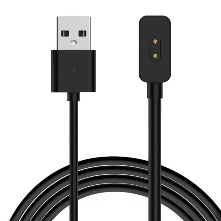 구스페리 샤오미 스마트 미밴드 고속 충전케이블 1m, 블랙, 1개