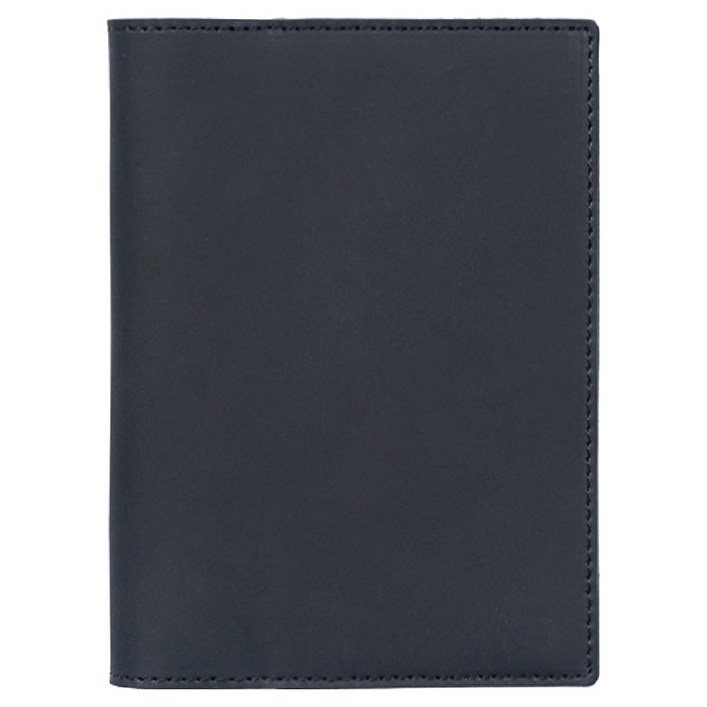 문구담 가죽 회사 업무용 만년 다이어리, 블랙 무지, 1개