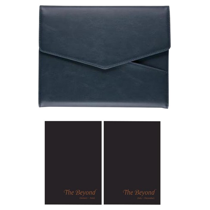 프랭클린플래너 더비욘드 만년형 바인더  1D1P 속지 2p 세트