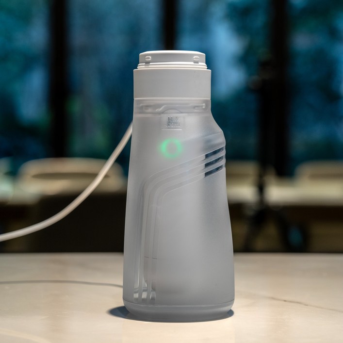 휴클린 2세대 C타입 충전식 대용량물통 휴대용 비데 화이트 MAX 400ml