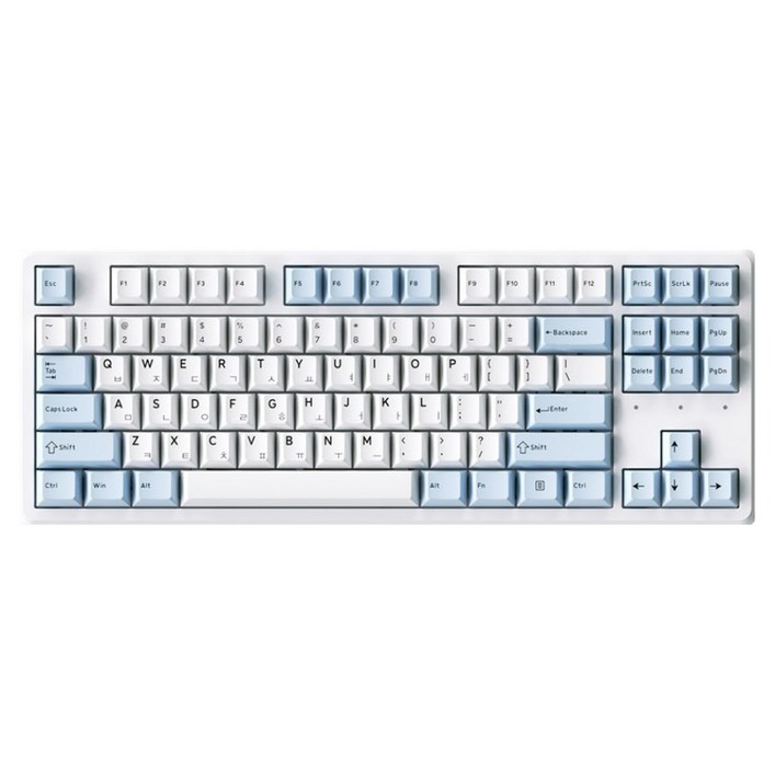 다얼유 유무선 87키 텐키리스 3모드 연결 블루투스 기계식 키보드 드림축