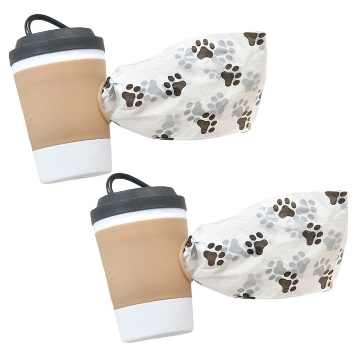 둥둥펫 강아지 풉백 배변봉투 커피컵 케이스 똥츄