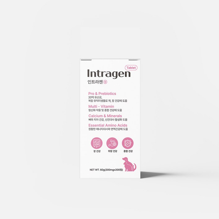 인트라젠 반려동물 종합영양제 타블렛