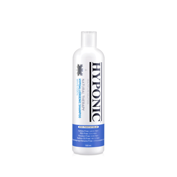 하이포닉 저자극 샴푸 흰색강아지용, 500ml, 1개 하이포닉 저자극 샴푸 흰색강아지용, 500ml, 1개