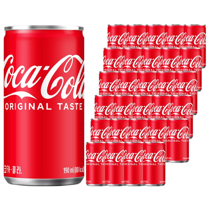 코카콜라 오리지널, 190ml, 30개 코카콜라 오리지널, 190ml, 30개