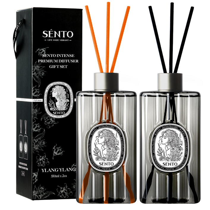 센토 인텐스 프리미엄 대용량 디퓨저 550ml, 일랑일랑, 2개