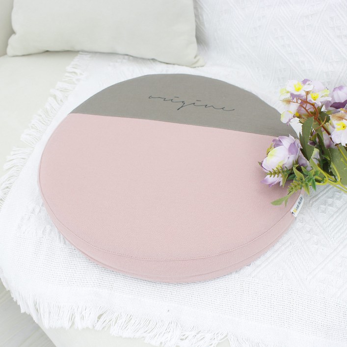 몽트노블 심플 모던 메모리폼 원형 방석